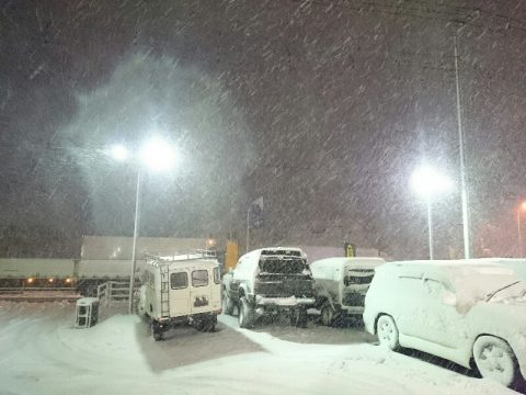 さいたま北　大雪　吹雪